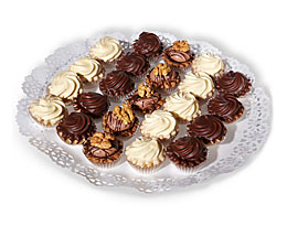 Mini babeczki czekoladowo-orzechowe